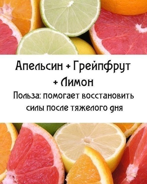Апельсин, грейпфрут, лимон